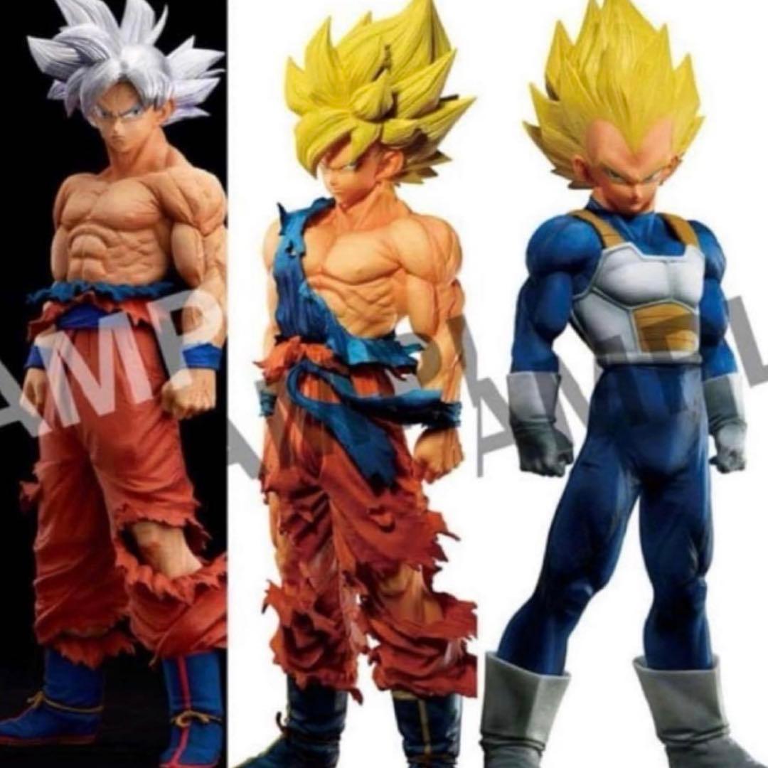 新品未開封　smsp ゲンキダマツリ　孫悟空　ベジータ　フィギュア　3体　セット
