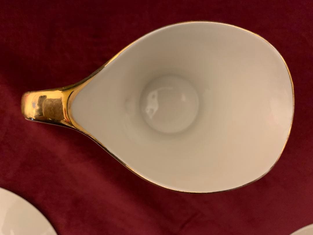 アンティーク　BAVARIA ドイツ製　カップ&ソーサー　ミルクピッチャー