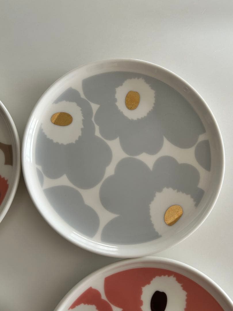 マリメッコ　ウニッコ　13.5cm プレート　4枚セット