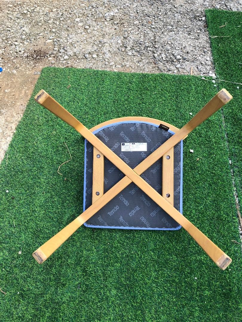 ●天童木工 椅子 イス 4脚 セット T-5348WB-ST型 天然木製フレーム