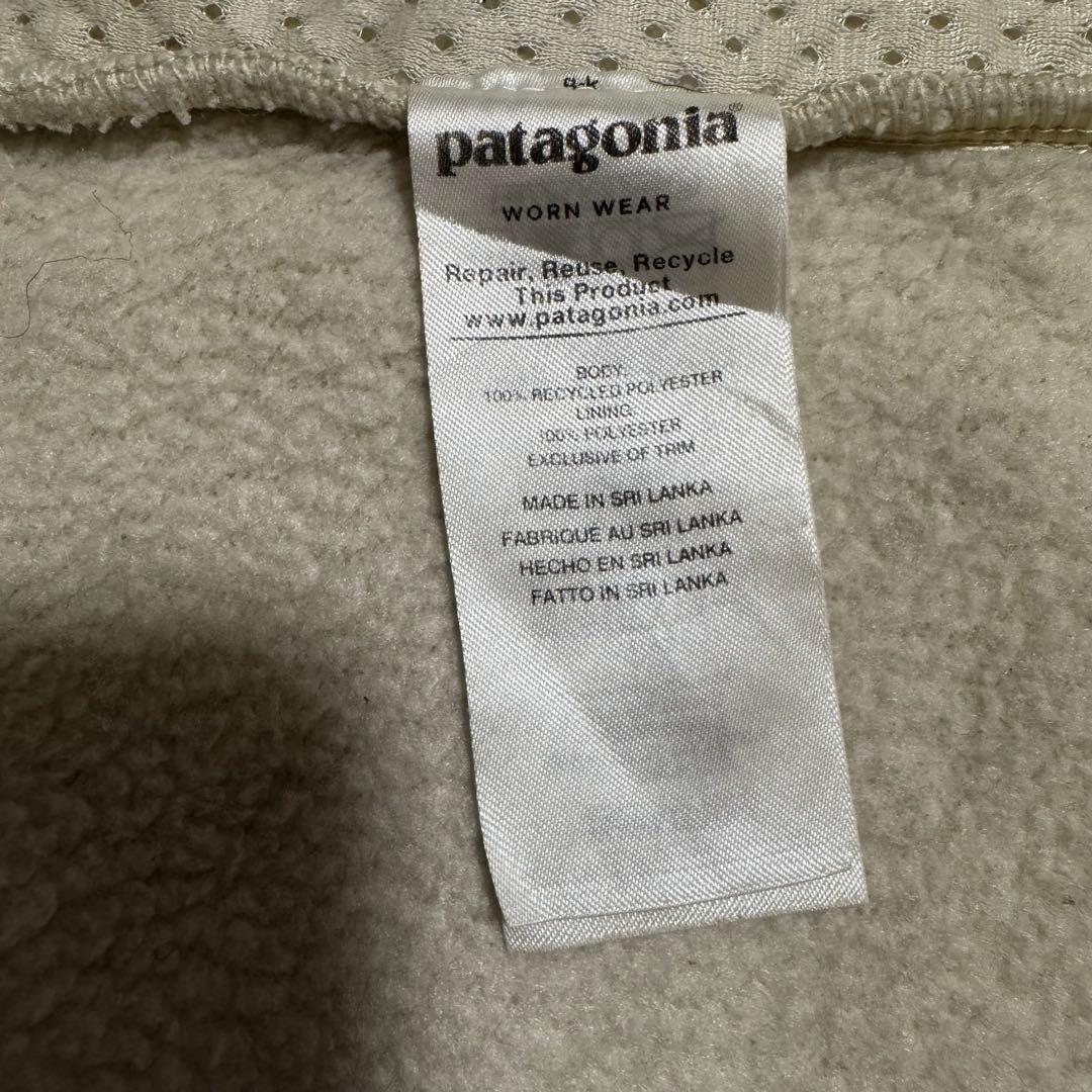 パタゴニア patagonia ベスト　フリース　オフホワイト