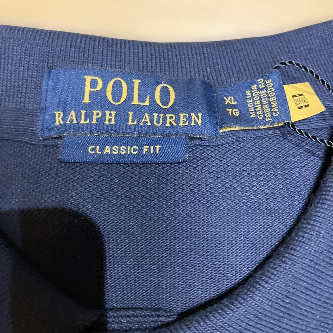 Polo Ralph Lauren ネイビー ポロシャツ XL