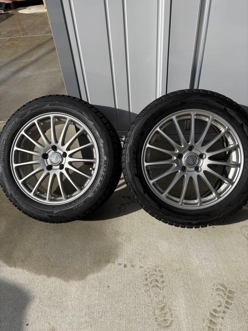 235\55R18 ブリザックDM-V2 SE-12 ホイール　4本　ハリアー