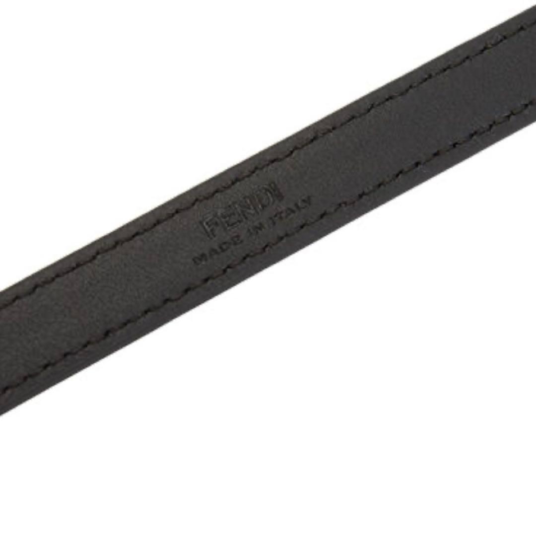 FENDI 黒 レザー ベルト 2025SS