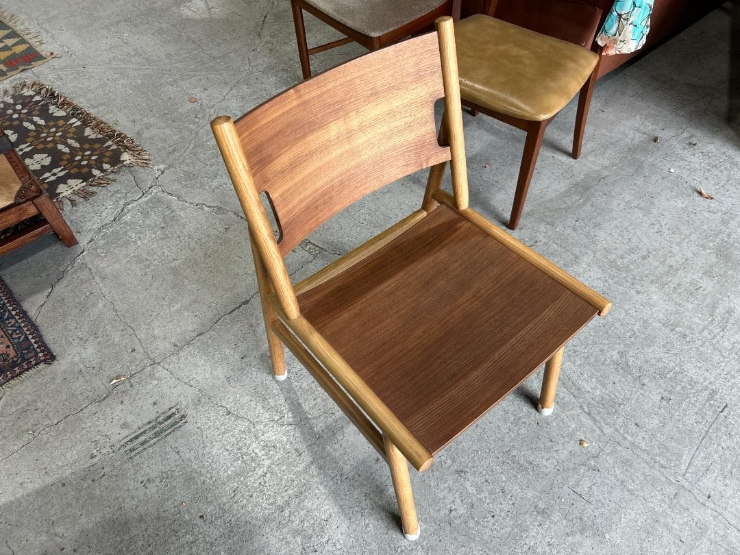 【セット売り可2/4】関家具｜フィーカⅡ｜ダイニングチェア｜オーク×ウォルナット