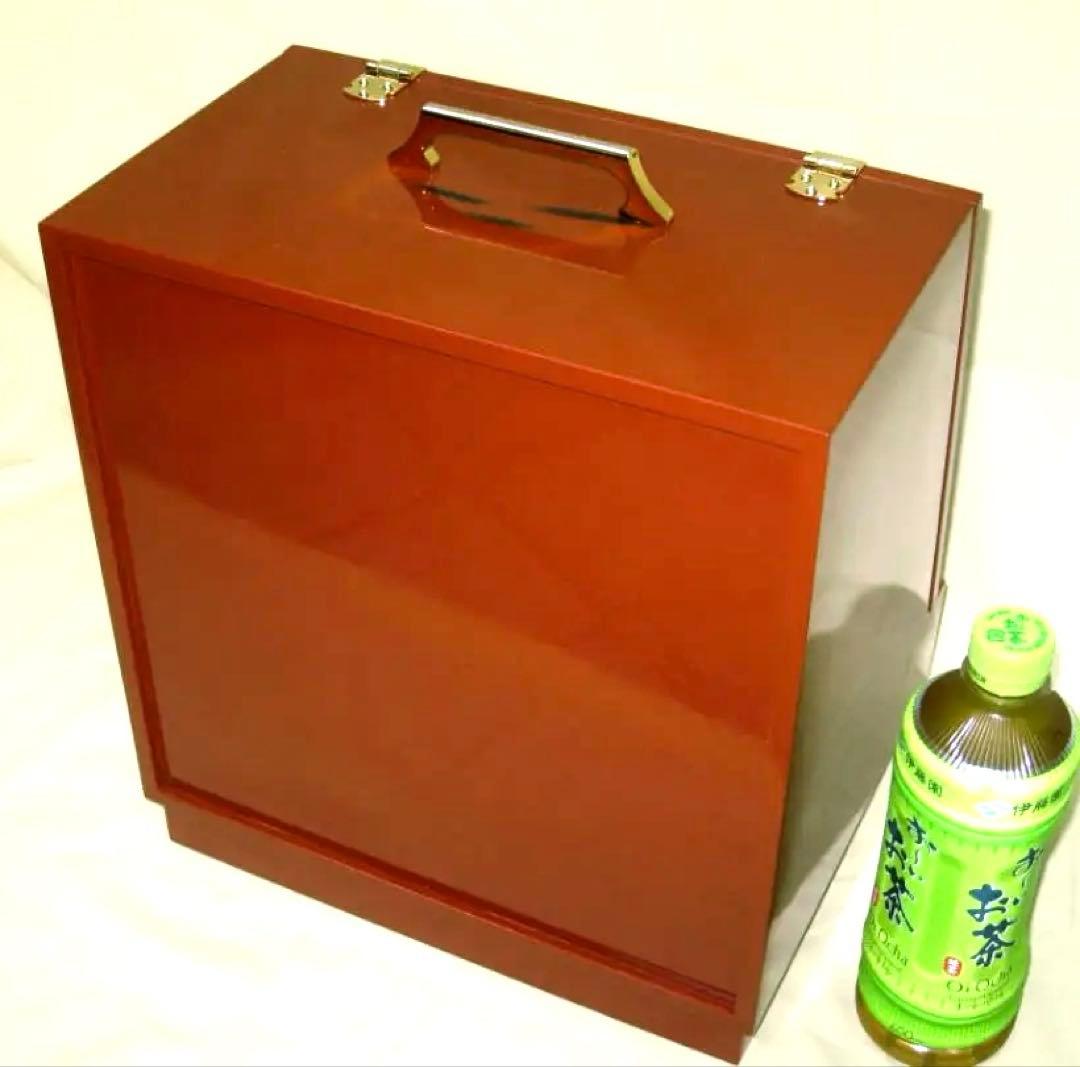 根来塗 メイクボックス 大 鏡台 　紀州塗り　コスメボックス