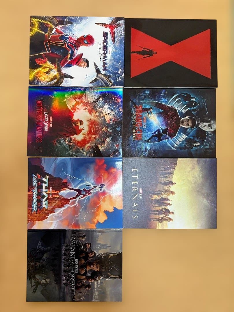 MCU（マーベル映画） パンフレット（フェーズ4までの全てとオマケたくさん）
