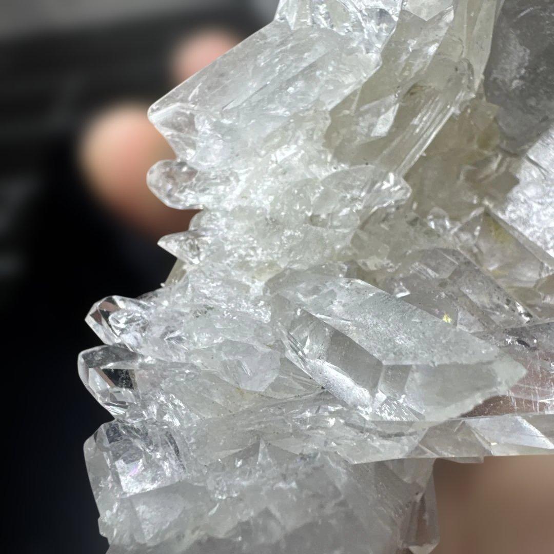 希少透明 トマスゴンガザ産 水晶クラスター 高級原石