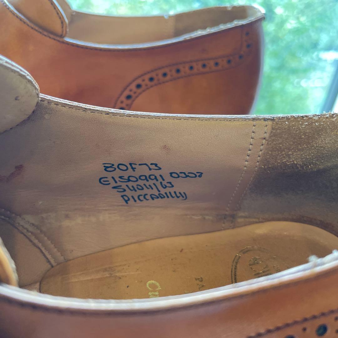 英国製チャーチ　ピカデリー 80F　ラスト73 カスタムグレード