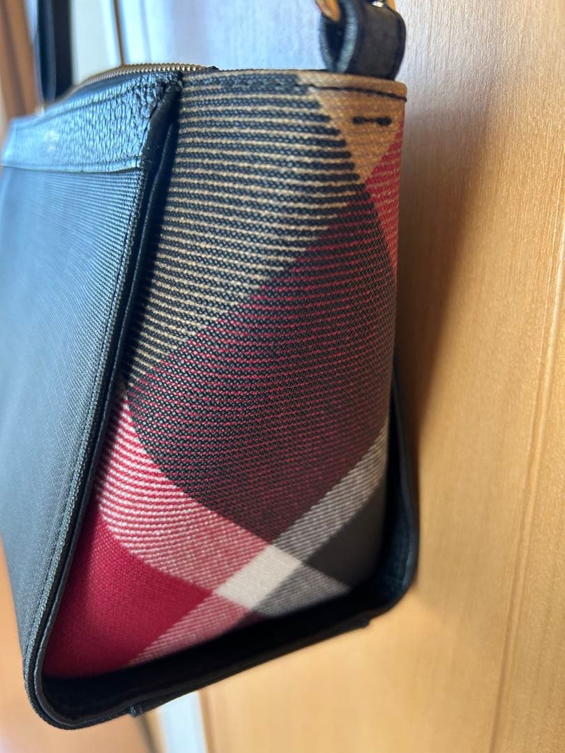 ブルーレーベル クレストブリッジPVC素材ショルダーバッグ