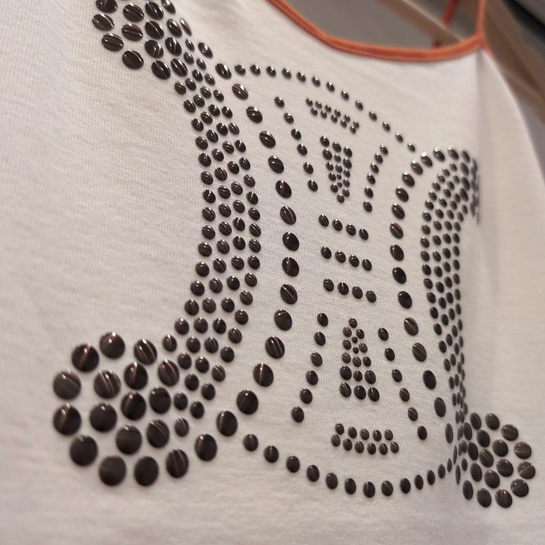 【希少】CELINE セリーヌ キャミソール スタッズ ロゴ　夏コーデ