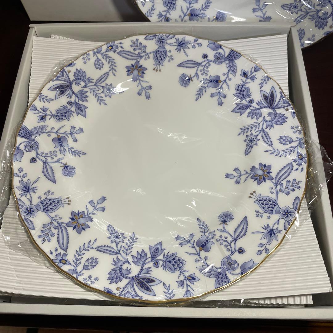 Noritake ノリタケ ブルーソレンティーノ　ディナー皿5枚 箱入り新品