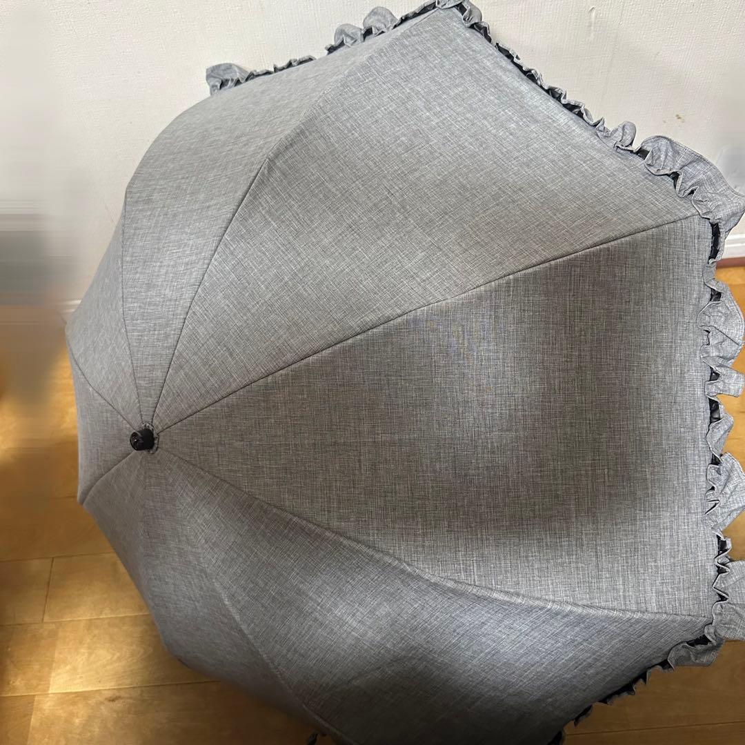 【芦屋ロサブラン】2段折りショート フリル ダンガリー