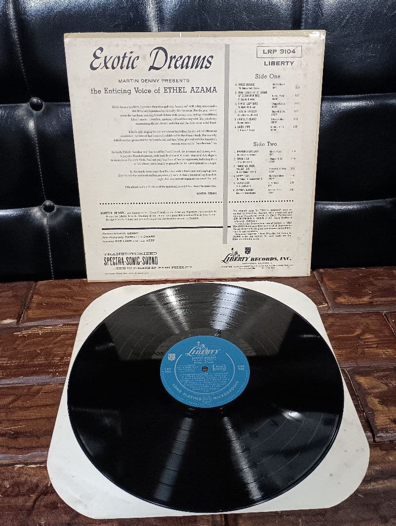 US　オリジナル　LP MONO エセル　アザマ　Exotic Dreams