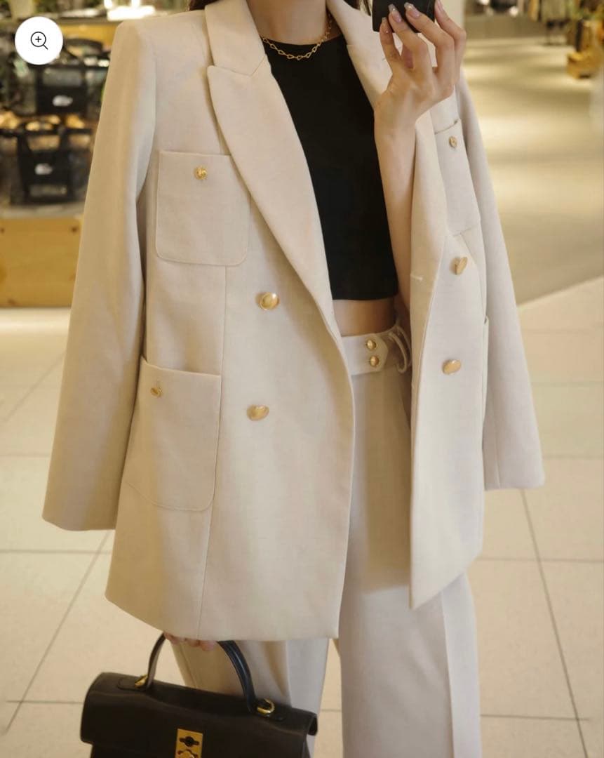 タグ付き【polaura / ポローラ】 クラシカルテーラードジャケット