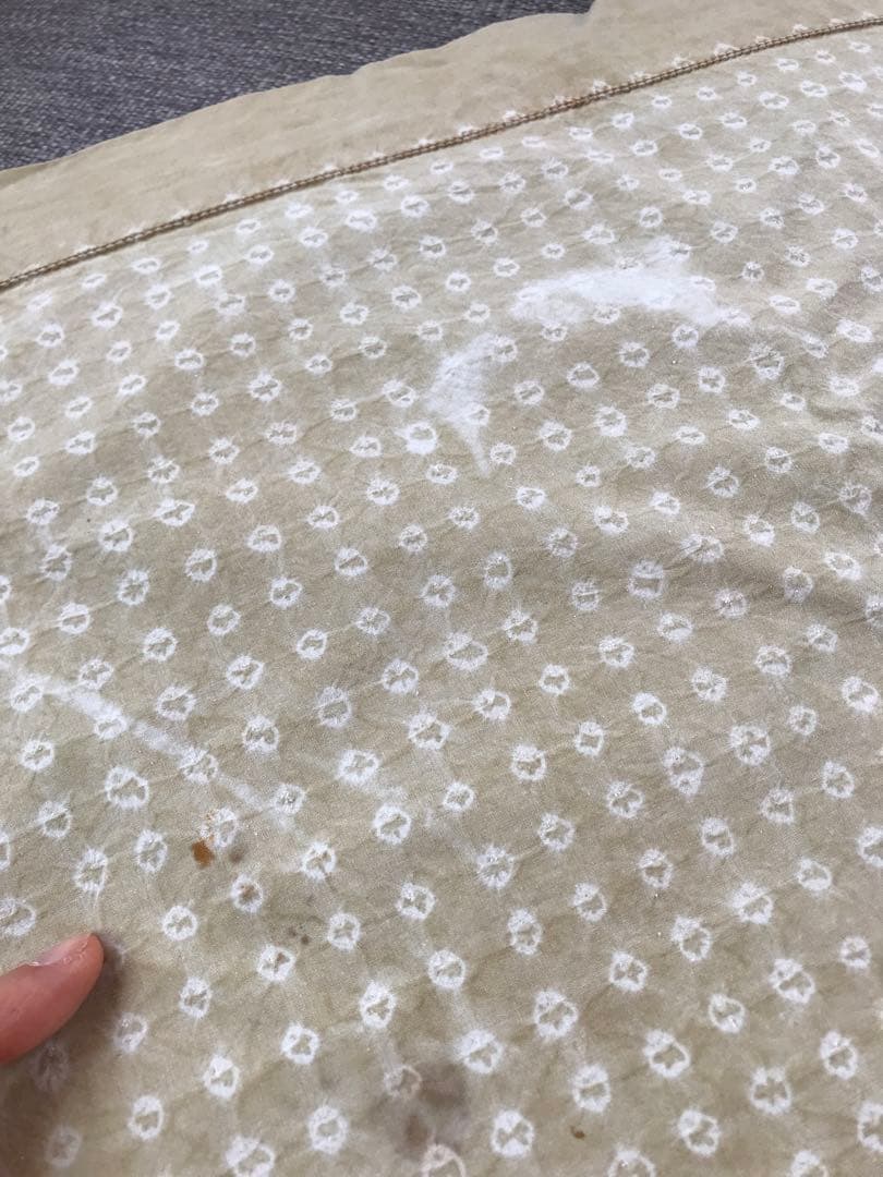 ヨーガンレール　シーツ　天然染料　絞り染め