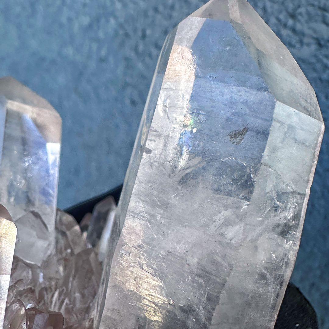 希少❗️高透明度❗虹入り☆超綺麗♡超強いパワー ヒマラヤ水晶 クラスターA1521