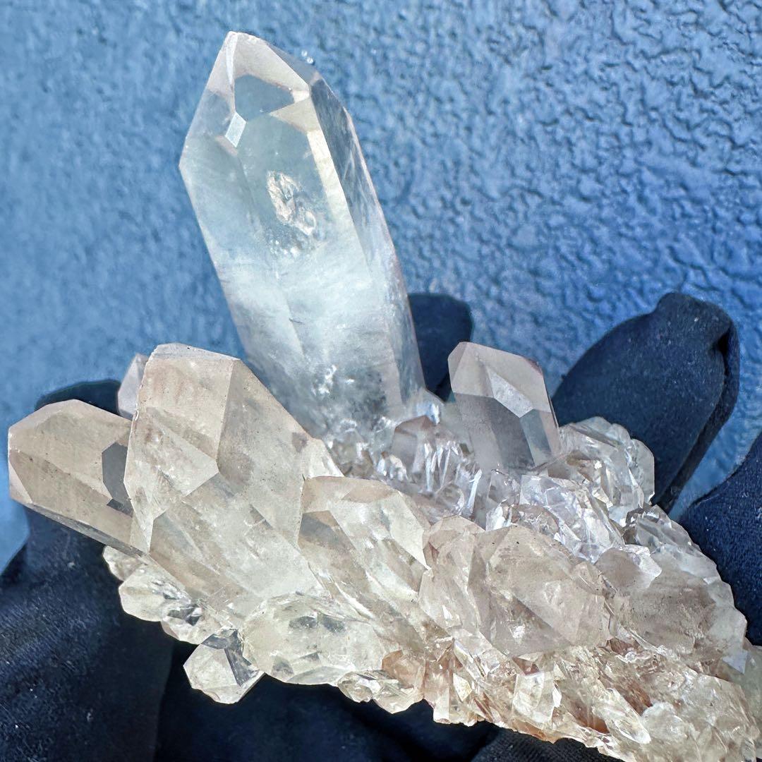 希少❗️高透明度❗虹入り☆超綺麗♡超強いパワー ヒマラヤ水晶 クラスターA1521