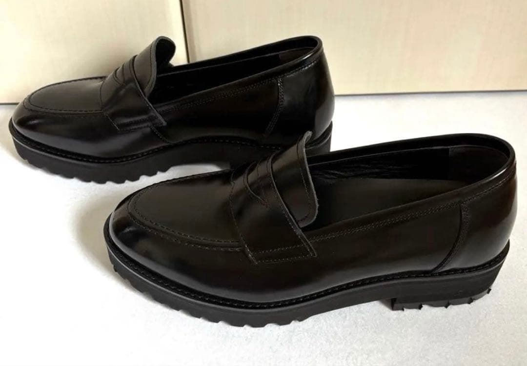 ADELO シークレットシューズ ローファー 黒