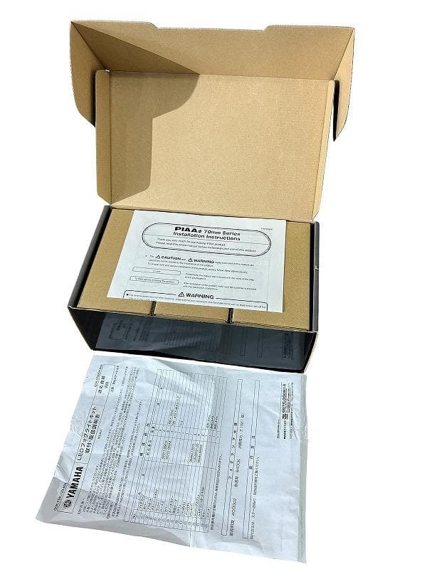 未使用 ヤマハ 純正 PIAA 70mm LED フォグ ライト キット 汎用