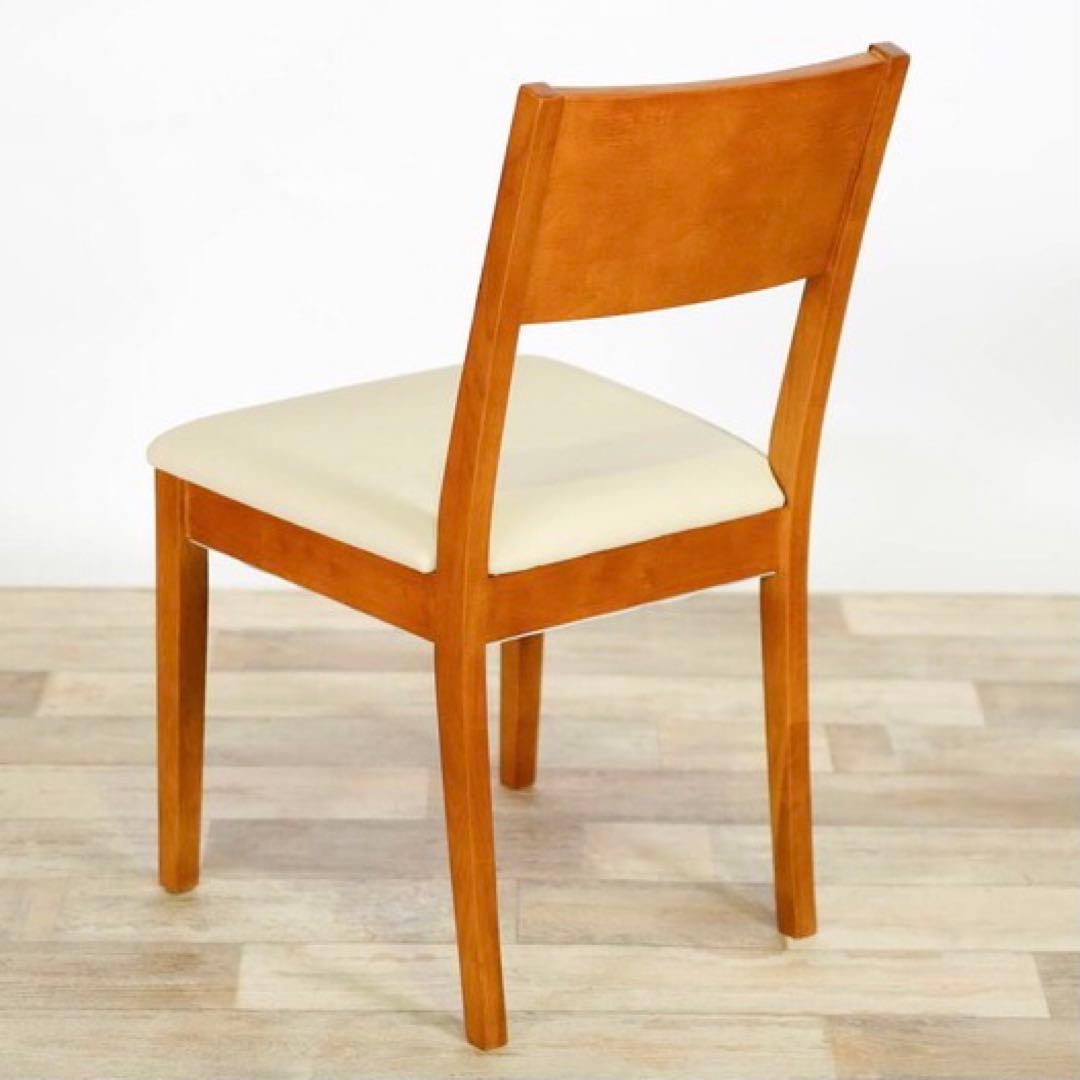 A 新品 ダイニングチェア 4脚セット ブラウン 椅子 イス チェア リビング