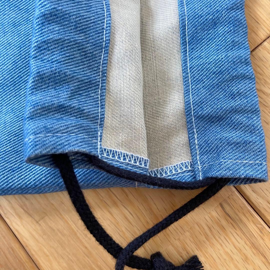 B...様　確認用　恐竜 ネイビー　デニム　ブルー　巾着袋　大きい　大きめ