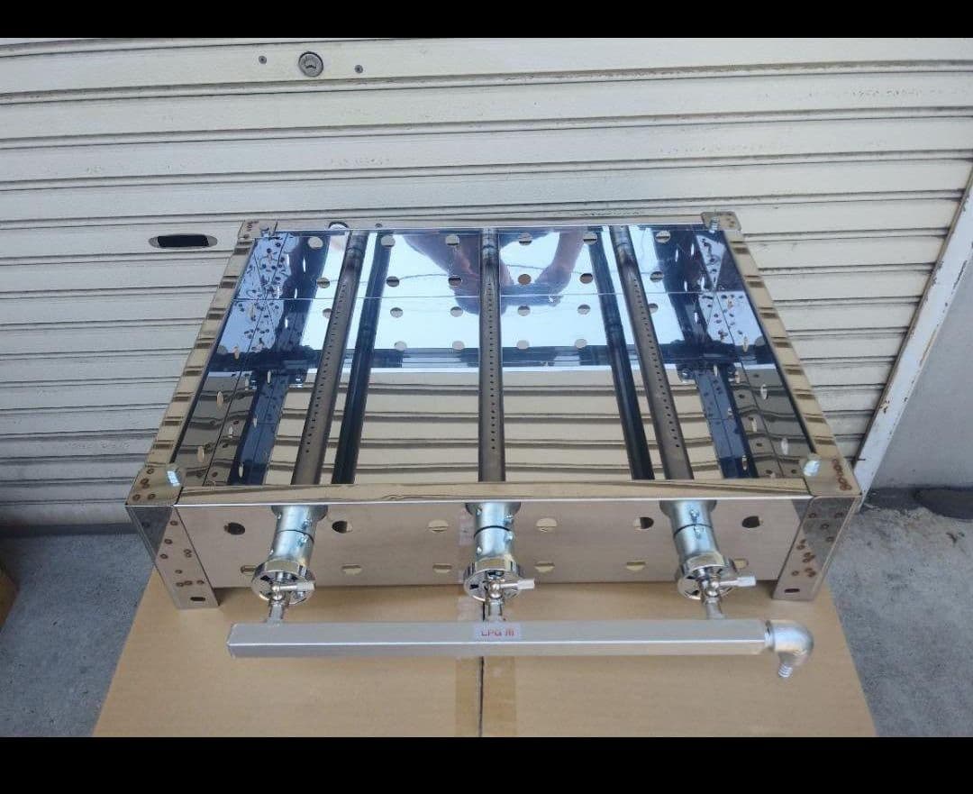 ６ミリ厚 鉄板焼 LPガスグリラー お好みイカ焼きそば 屋台 催事 縁日 居酒屋