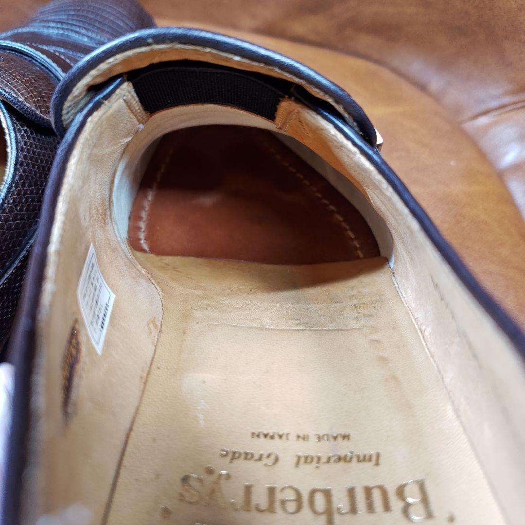 Burberry バーバリー リザード シングルモンク プレーントゥ【超美品】