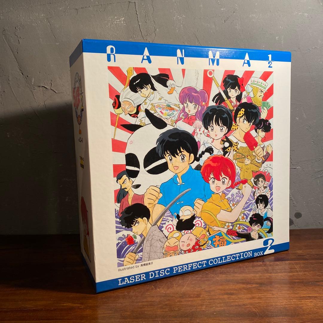 稀少 らんま1/2 TVシリーズ完全収録版 レーザーディスク 本箱付き