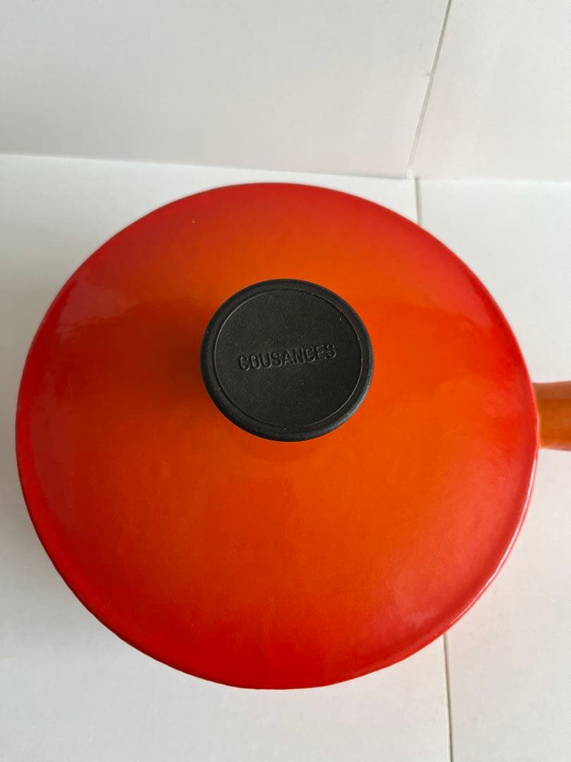 廃盤　希少　クーザンス ソースパン　ミルクパン　16cm オレンジ