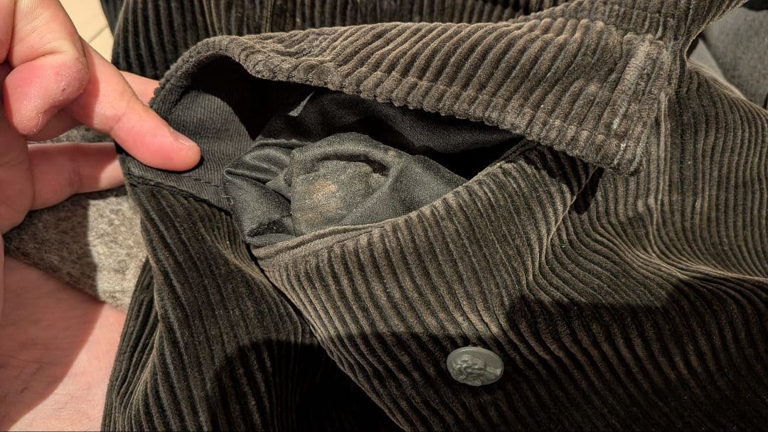 【美品】1940s ブラウンコーデュロイハンティングジャケット\"CREPIER\"