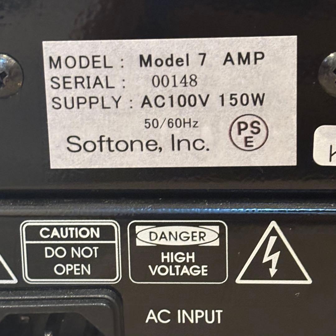 【美品】Softone Model 7真空管 ステレオパワーアンプ