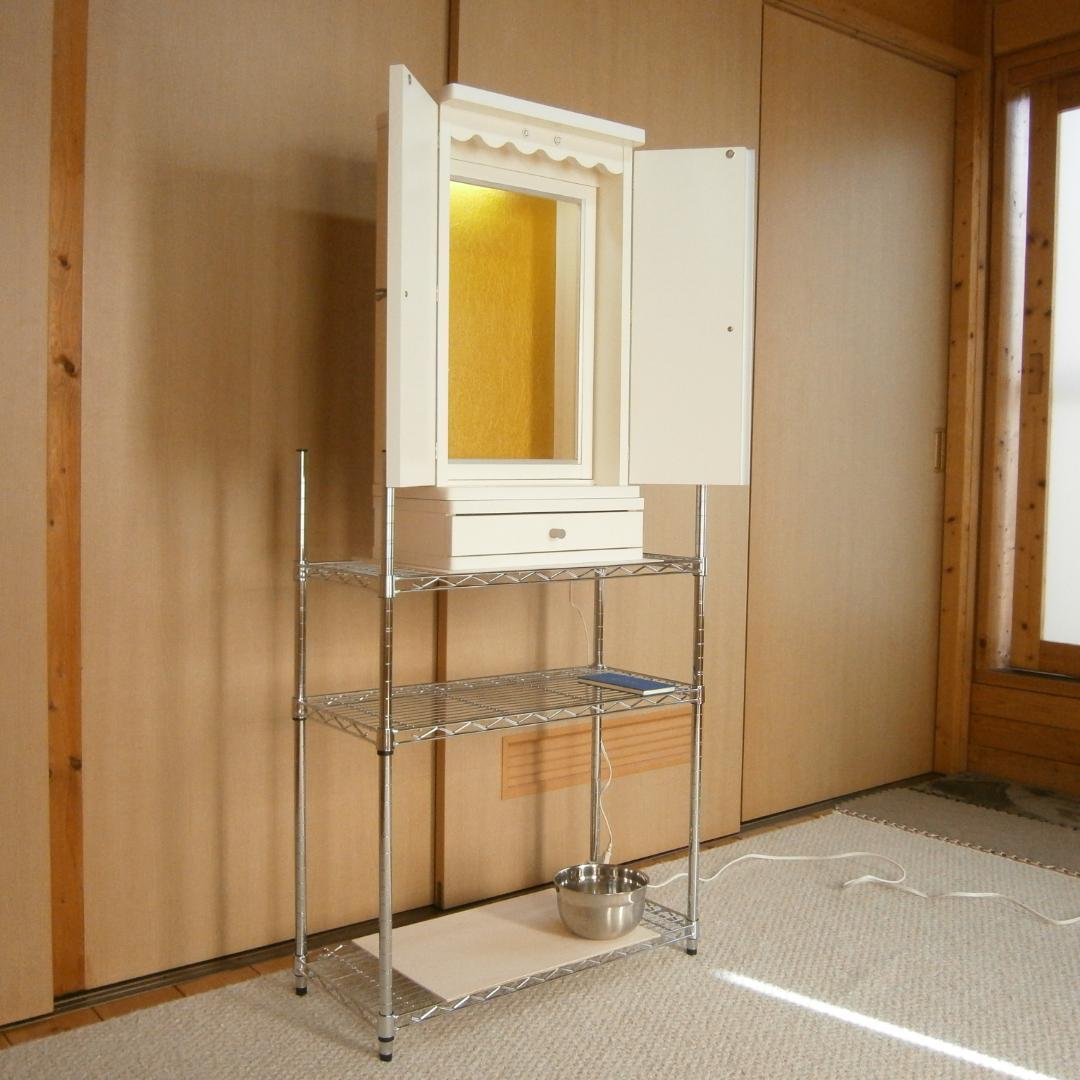 △送料無料！創価学会用オリジナル家具調ミニ仏壇Ｆ１△