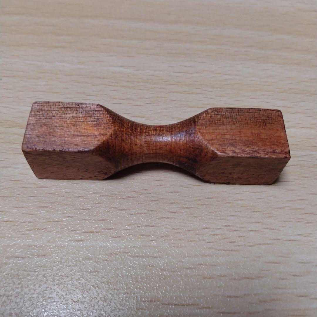 木製ひょうたん型箸置き 箸置き(横６cm×縦1.3cm)