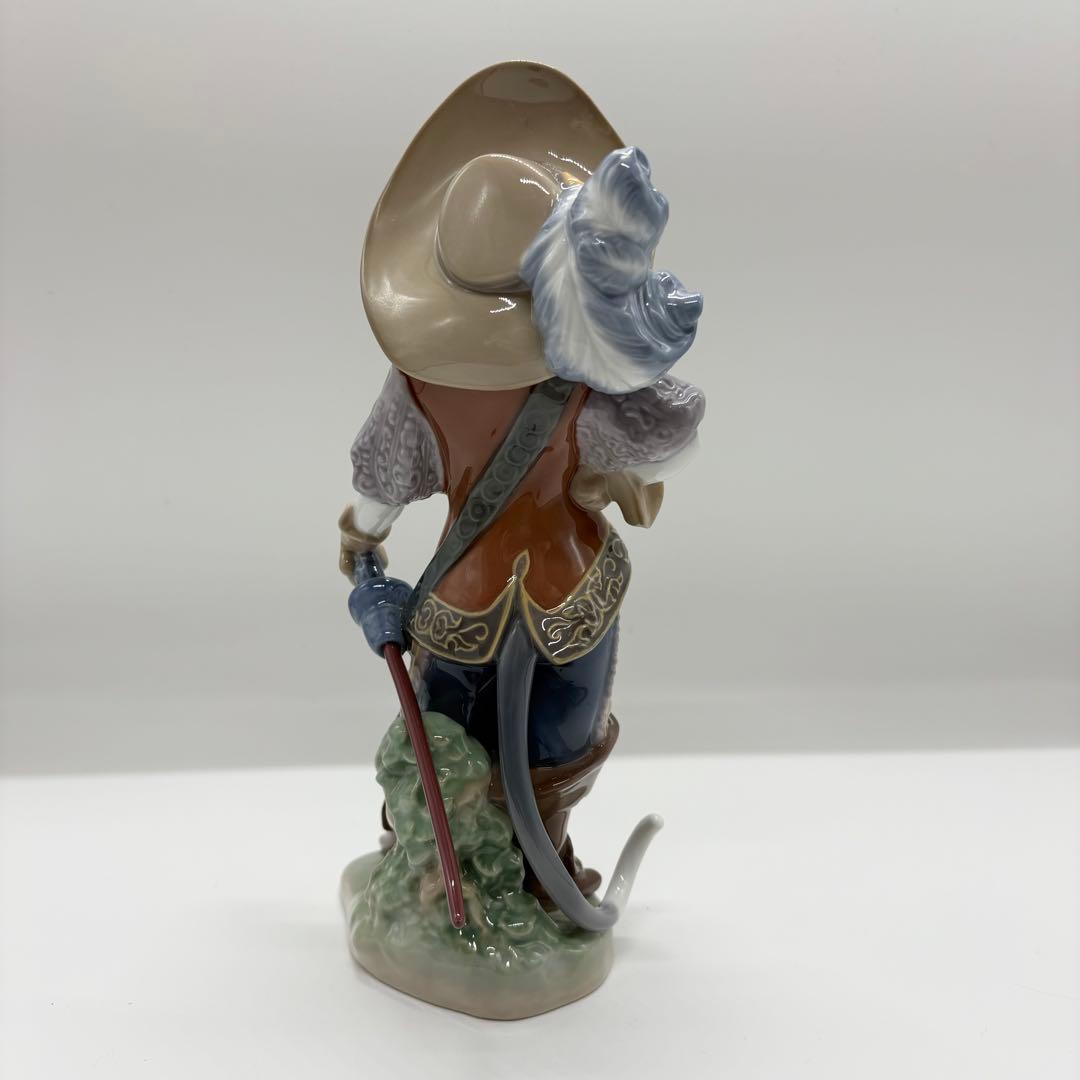 極美品 長靴をはいた猫 リヤドロ グリム童話コレクション アンティーク 置物