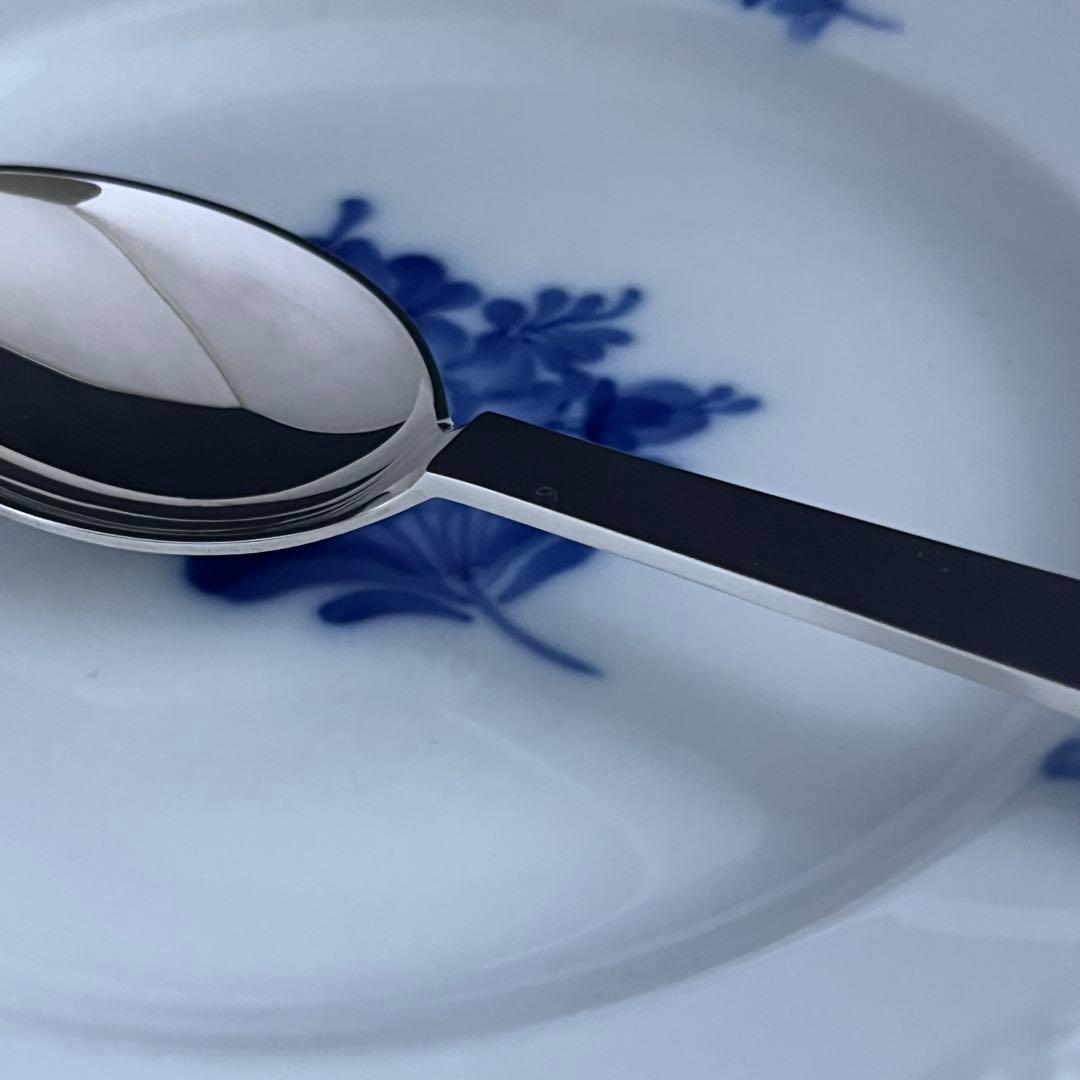 【未使用】ジョージジェンセン PYRAMID ピラミッド ディナースプーン 純銀