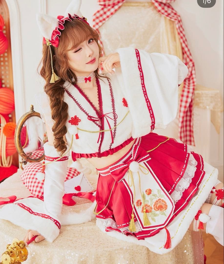 【完売品】Malymoon ロマンティックブルーム巫女キャット