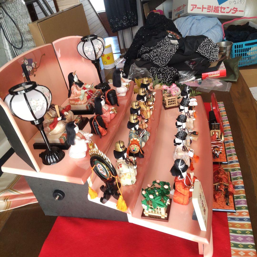 雛人形 お雛様 小さな三段飾り 15人飾り