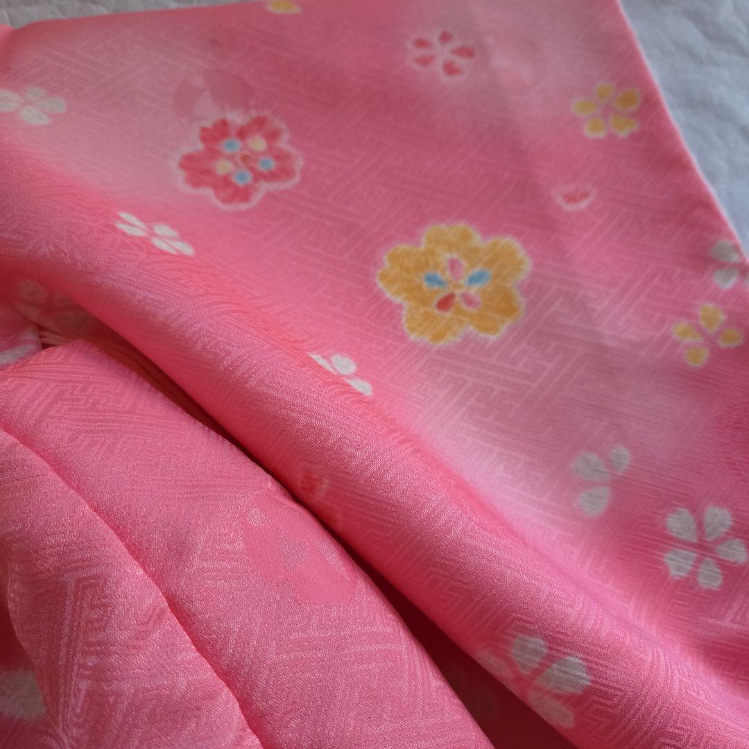 No6 七五三　女の子　三歳　着物被布6点セット