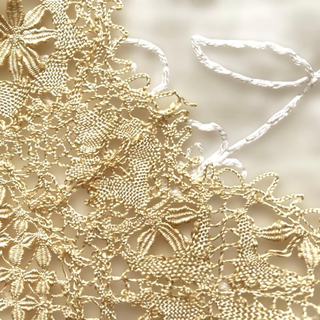 アンティーク マルチーズレース マルタボビン　シルクショール マルタ十字