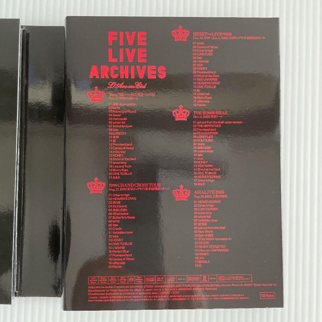 L'Arc～en～Ciel/FIVE LIVE ARCHIVES〈完全生産限定…