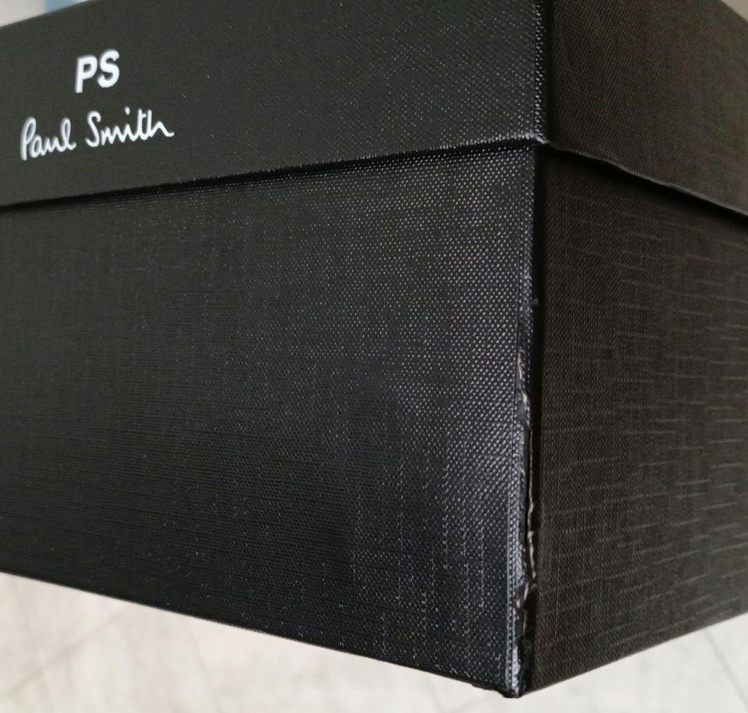 【Paul Smith】 革靴 黒 8 (26.5cm) トランプソール