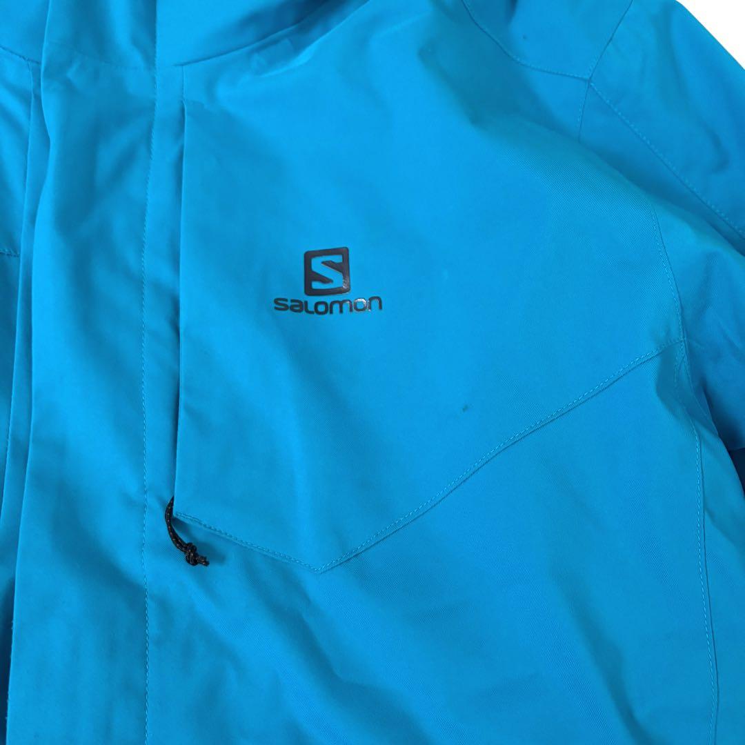 SALOMON☆サロモン　スキーウェア　スノボ　上下セット　Mサイズ　ブルー