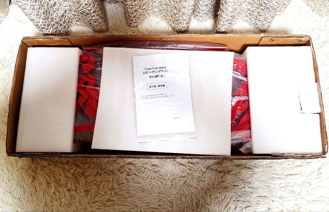 コカ・コーラ　LED レタリングサイン　Coca-Cola ネオンサイン