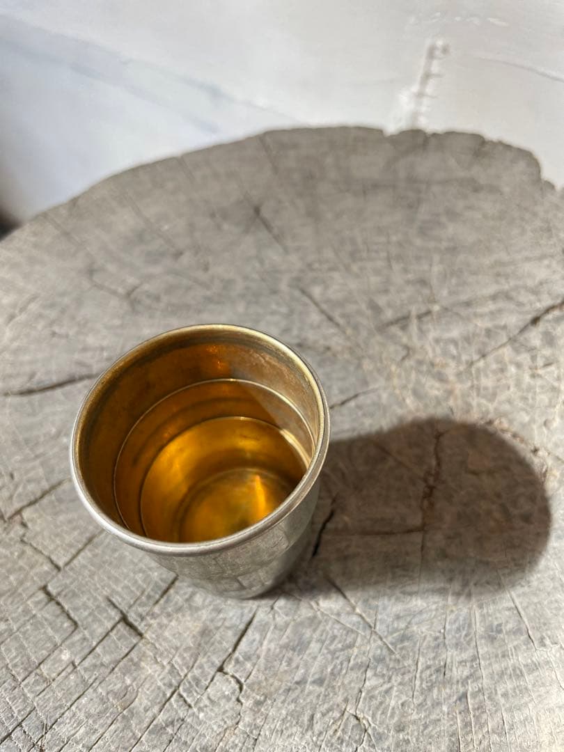 携行カップ マイカップ 折畳み 収納 コップ アンティーク 古道具