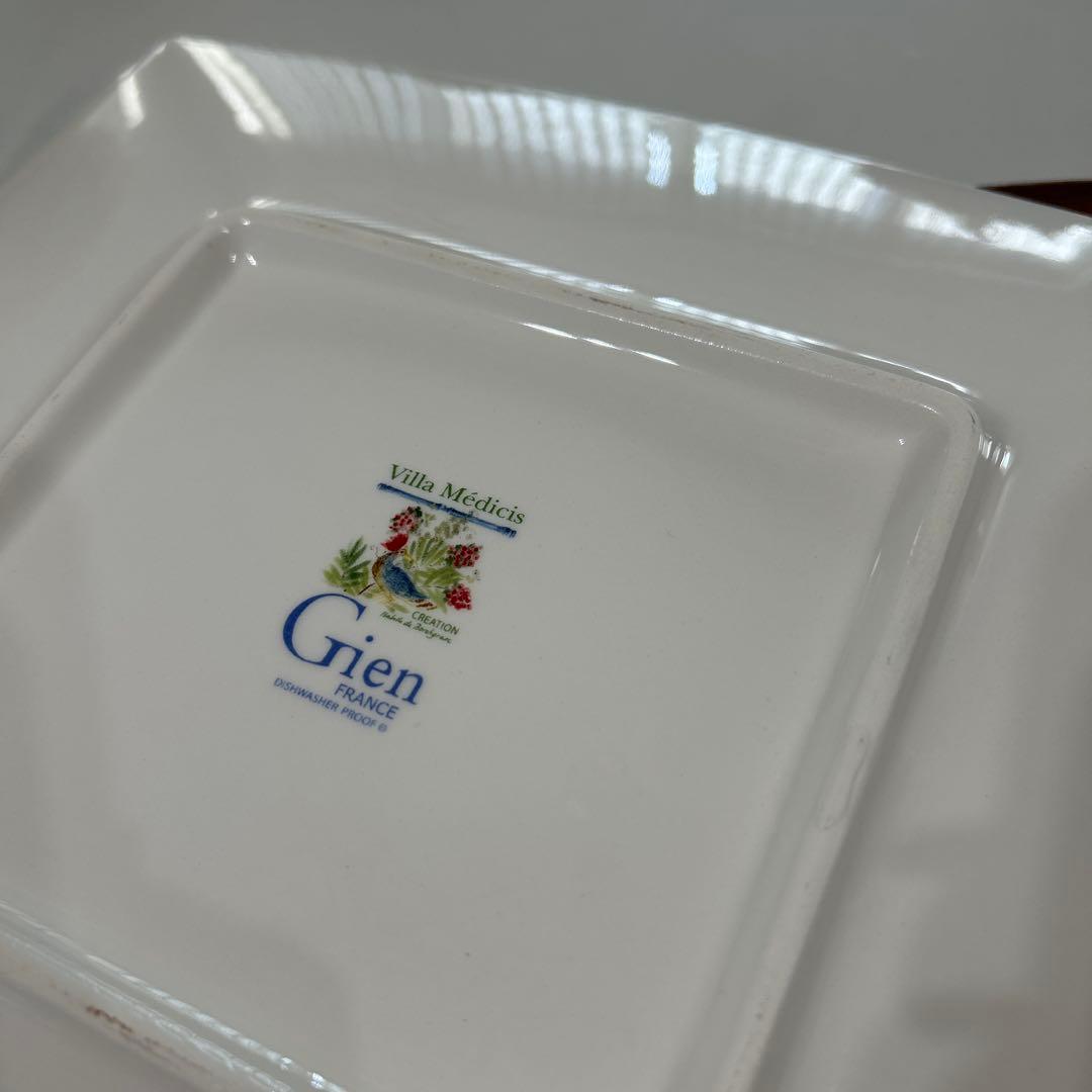 Gien ヴィラメディチ　スクエアプレート