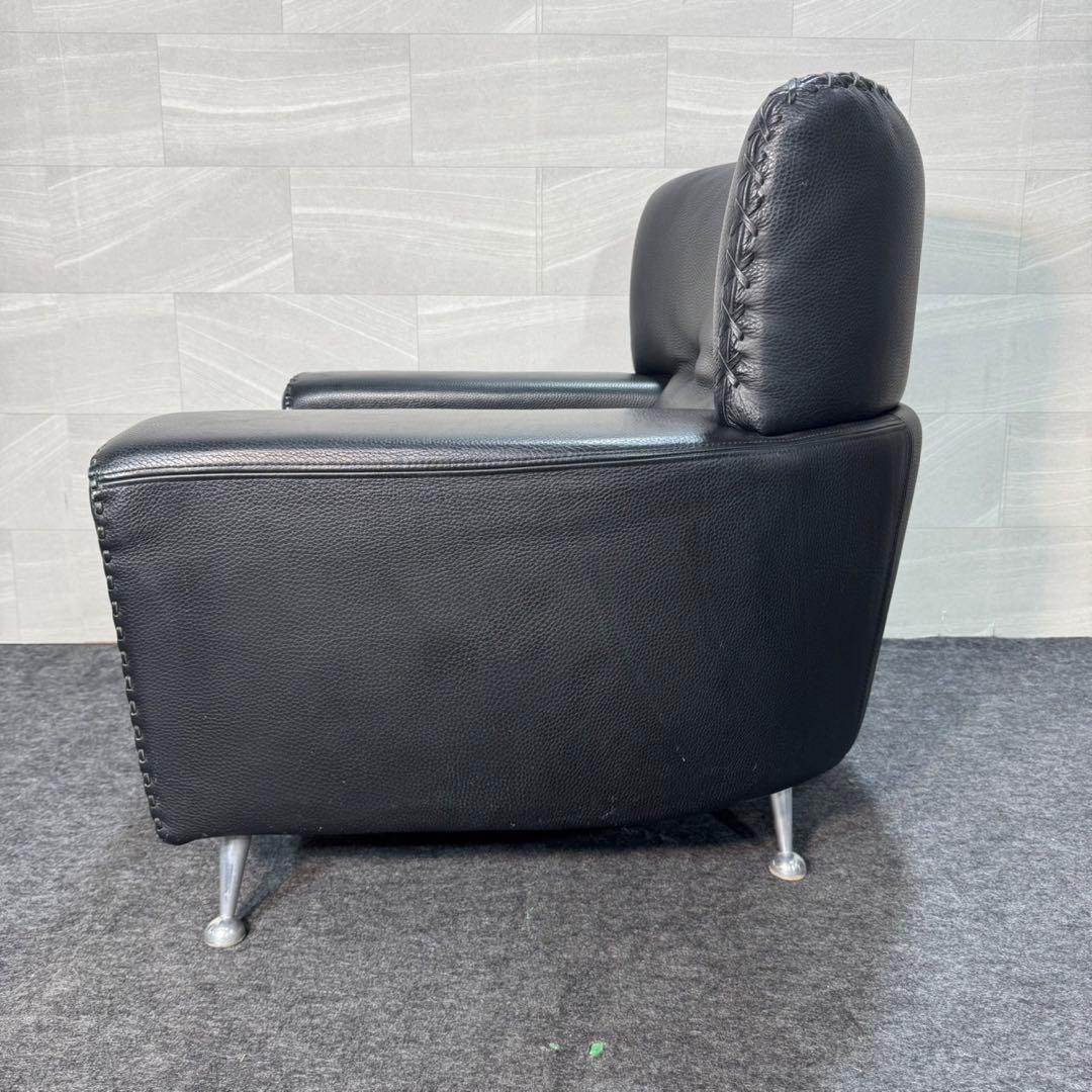 本革ソファ チェア 1人掛け 高級家具 おしゃれ 輸入家具 ドイツ製 d3514