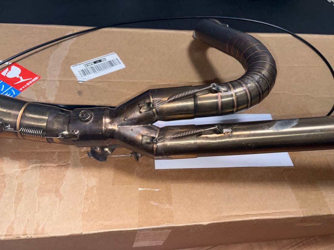 ハーレー　SMOKE オールステンレス マフラー　フルエキゾースト