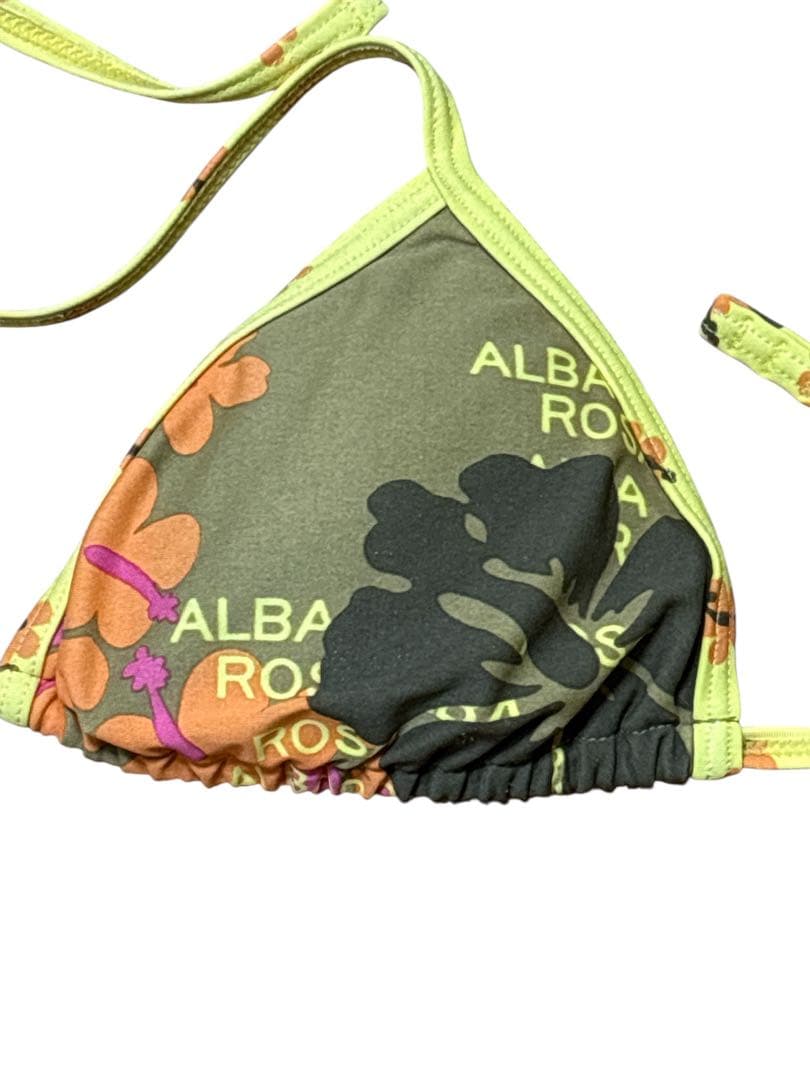 ALBA ROSA ロゴ 三角ビキニ 黄色 オレンジ y2k 平成ギャル 激レア