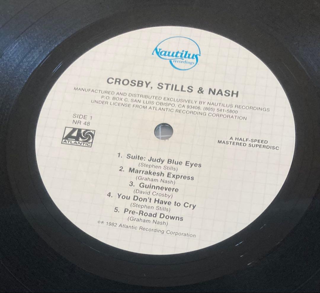 ◾️極美盤◾️究極最高音質ノーチラス・スーパーディスク盤■ CROSBY, STIL
